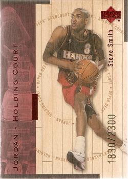 1998 Upper Deck Hardcourt - Jordan Holding Court Red #J1 Steve Smith / Michael Jordan