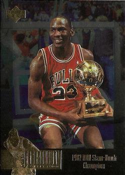1995-96 Upper Deck - The Jordan Collection #JC5 Michael Jordan - 1987 NBA Slam Dunk Champion