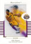 2001-02 Fleer Focus - Materialistic Home #M-KB Kobe Bryant MANU, SN50