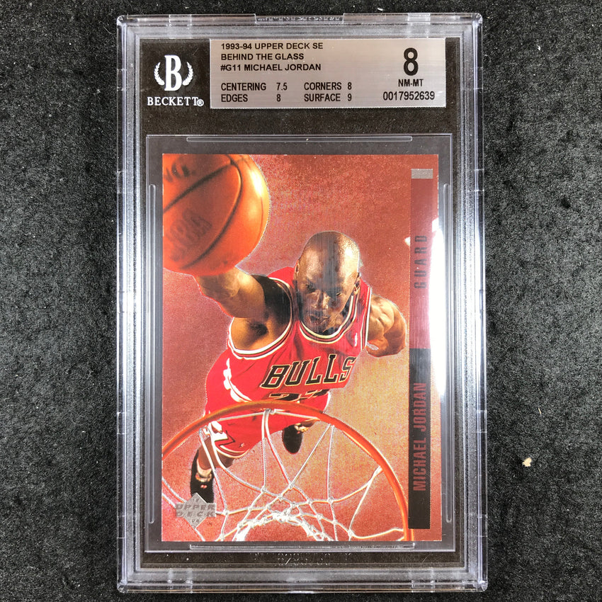 1993 Upper Deck SE Behind The Glass #G11