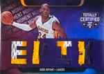 2015-16 Panini Totally Certified - EPIX Moment Quad Memorabilia Mirror Prime #EPIX-KB4 Kobe Bryant MEM, SN1