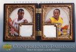 2007-08 Upper Deck Artifacts - Conference Pairings #CP-MB Kobe Bryant / Tracy McGrady MEM, SN150