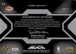 2007-08 UD Black - Ticket Autographs #TA-KB Kobe Bryant AU, SN50