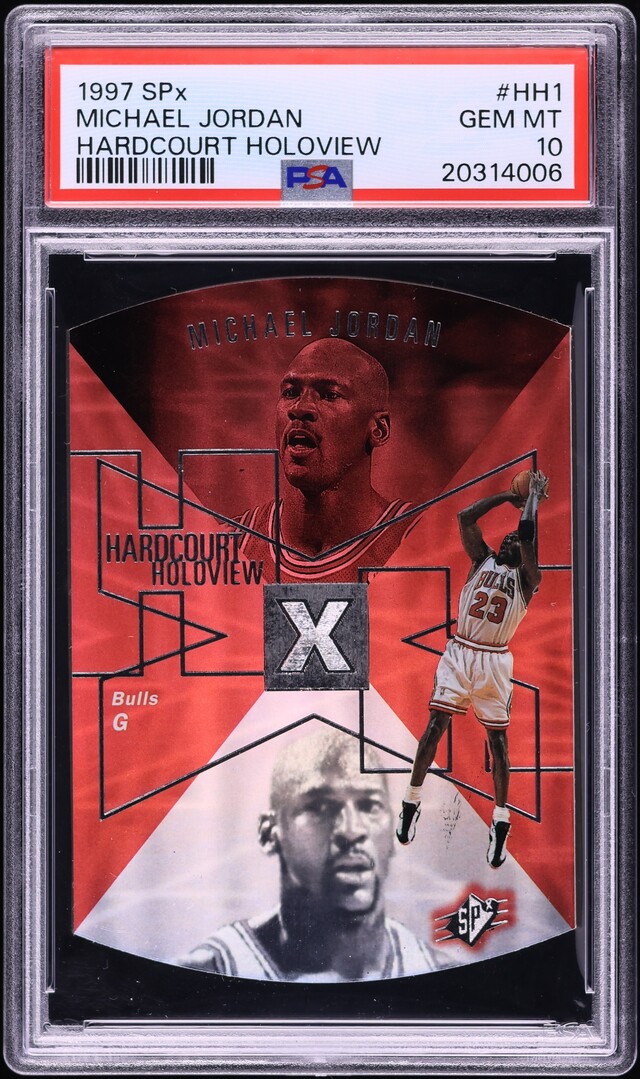 1997 SPx Hardcourt Holoview #HH1