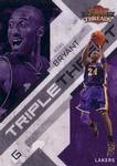 2009-10 Panini Threads - Triple Threat #4 Kobe Bryant