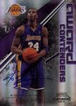 2009-10 Panini Playoff Contenders - Award Contenders Autographs #1 Kobe Bryant AU, SN50