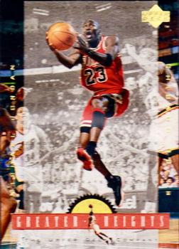 1996-97 Upper Deck - Michael Jordan Greater Heights #GH8 Michael Jordan