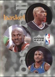 1997-98 Upper Deck NBA Stickers (European) #109 / 210 / 229 Mitch Richmond / Michael Jordan / Lindsey Hunter