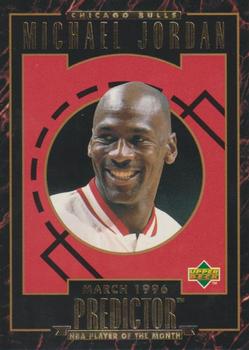 1995-96 Upper Deck - Predictors: Player of the Month #R4 Michael Jordan - March 1996