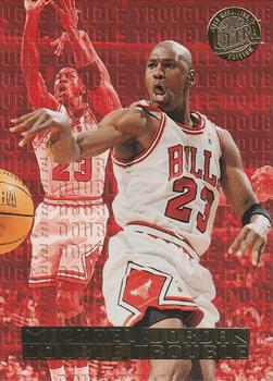 1995-96 Ultra - Double Trouble Gold Medallion #3 Michael Jordan