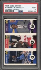 Collector's Choice - Mini-Cards Panels #M139/M158/M129 Garnett/O'Neal/Bryant