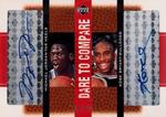 2003 UD Top Prospects - Dare to Compare Dual Autographs #DC-MJ/KB Michael Jordan / Kobe Bryant AU, SN25