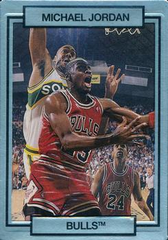 1990 Action Packed Promos #NNO Michael Jordan - VAR: Silver Foil