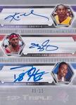 2004-05 SP Authentic - Signatures Triple #SP3-BJH Kobe Bryant / LeBron James / Dwight Howard AU, SN15