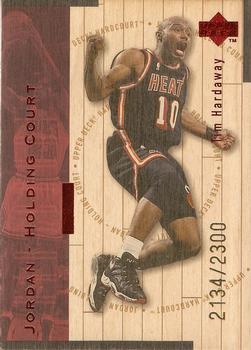1998 Upper Deck Hardcourt - Jordan Holding Court Red #J14 Tim Hardaway / Michael Jordan