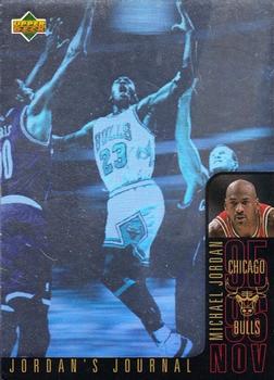 1996-97 Collector's Choice International English Jordan's Journal #J1 Michael Jordan - November