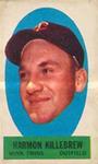 1963 Topps - Peel-Offs #NNO Harmon Killebrew VAR VAR: No peeling directions on reverse
