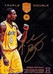 2017-18 Panini Kobe Eminence - Triple Double Diamond Autographs #5 Kobe Bryant AU, MEM, SN8