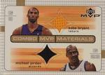 2003-04 Upper Deck MVP - Combo Materials #KB/MJ Kobe Bryant / Michael Jordan MEM, SP
