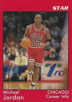 1991 Star Michael Jordan - Red Border #2 Michael Jordan - Career Info
