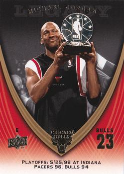 2008-09 Upper Deck Michael Jordan Legacy Collection #1100 Michael Jordan - Game 1100