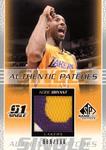 2003-04 SP Game Used - Authentic Patches #KB-P Kobe Bryant MEM, SN100