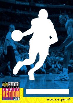 1996-97 Collector's Choice - Super Action Stick-Ums 2 Base #B30 Michael Jordan