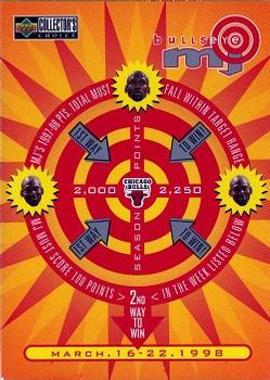 1997-98 Collector's Choice - MJ BULLSeye #B15 Michael Jordan - 2,000-2,250 or March 16-22 (W)