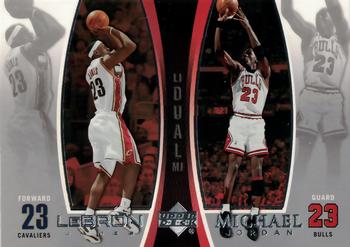 2005-06 Upper Deck - Michael Jordan/LeBron James #LJMJ7 Michael Jordan / LeBron James