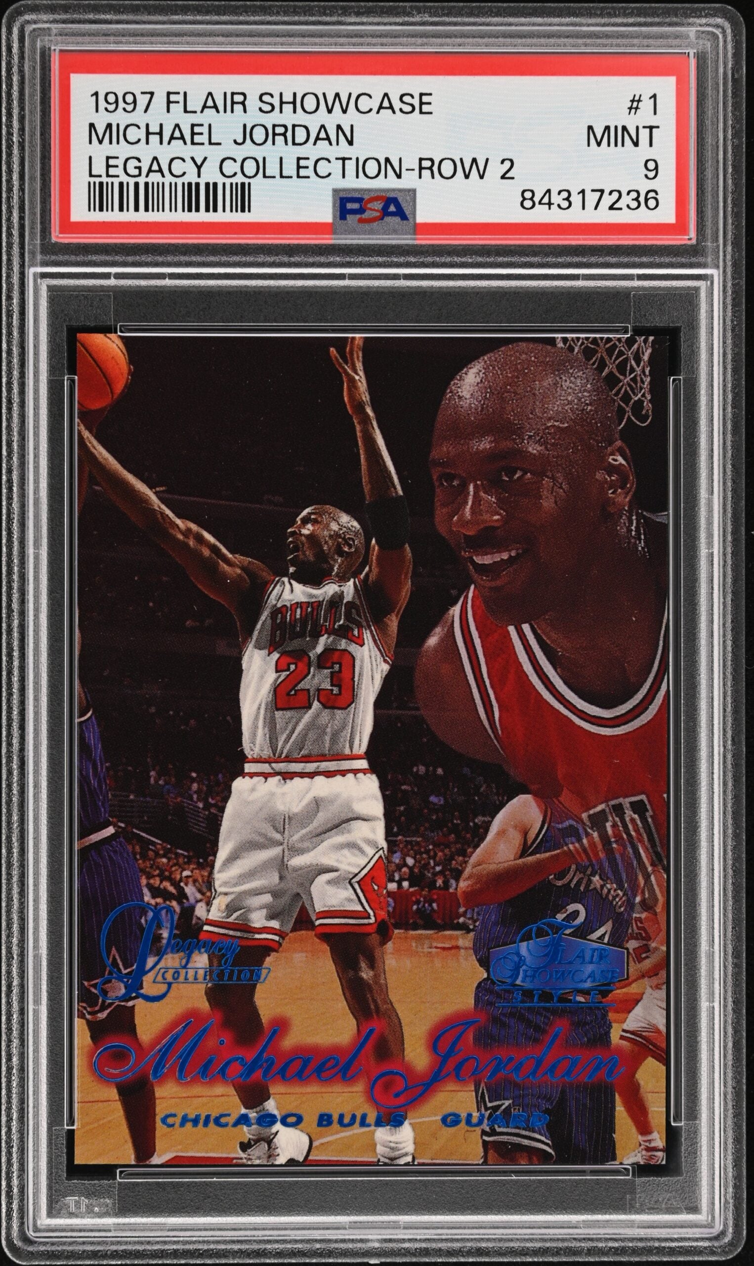 1997 Flair Showcase Row 2 Legacy Collection #1 /100