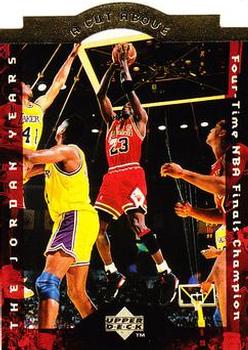 1996-97 Collector's Choice - A Cut Above: The Jordan Years Jumbo #CA8 Michael Jordan