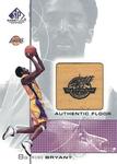 2000-01 SP Game Floor - Authentic Floor #KB Kobe Bryant MEM MEM: Basketball Floor (All-Star)