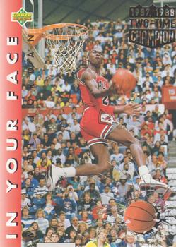 1992-93 Upper Deck #453 Michael Jordan - COR: 1987, 1988 on front