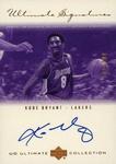 2000-01 Upper Deck Ultimate Collection - Signatures Bronze #KB-B Kobe Bryant AU, SN200