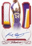 2014-15 Panini Flawless - Greats Dual Memorabilia Autographs Ruby #GDM-KB Kobe Bryant AU, MEM, SN15