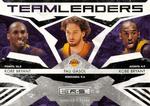 2009-10 Panini Rookies & Stars - Team Leaders Black #13 Kobe Bryant / Pau Gasol SN100