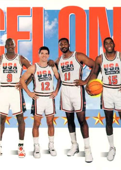 1991-92 SkyBox #545 Michael Jordan / John Stockton / Karl Malone / Magic Johnson