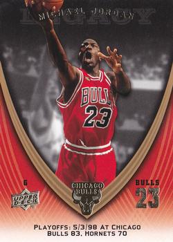 2008-09 Upper Deck Michael Jordan Legacy Collection #1092 Michael Jordan - Game 1092