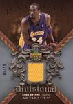 2007-08 Upper Deck Artifacts - Divisional Artifacts Blue #DA-KB Kobe Bryant MEM, SN50 MEM: Game-Used Memorabilia