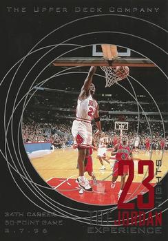 1996 Upper Deck 23 Nights: The Jordan Experience Jumbo #16 Michael Jordan