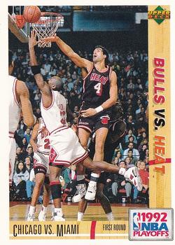 1991-92 Upper Deck Spanish #158 Chicago vs. Miami