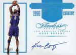 2015-16 Panini Flawless - Transitions Sapphire #TR-KB2 Kobe Bryant AU, SN10