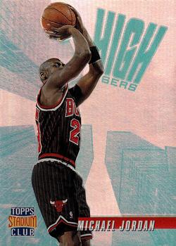 1996-97 Stadium Club - High Risers #HR14 Michael Jordan