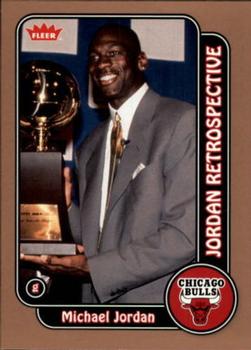 2008-09 Fleer - Michael Jordan Retrospective #MJ-11 Michael Jordan