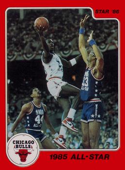 1986 Star Michael Jordan #5 Michael Jordan / 1985 All-Star