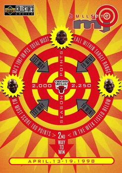 1997-98 Collector's Choice - MJ BULLSeye #B26 Michael Jordan - 2,000-2,250 or April 13-19 (W)