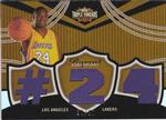 2006-07 Topps Triple Threads - Relics Sepia #TTR-62 Kobe Bryant SN27 #24