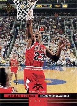 1993-94 Upper Deck - Michael Jordan Mr. June #MJ8 Michael Jordan - Record Scoring Average