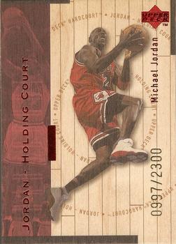 1998 Upper Deck Hardcourt - Jordan Holding Court Red #J30 Michael Jordan / Michael Jordan