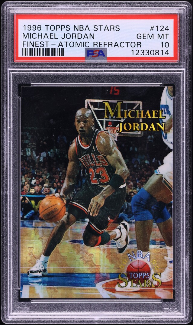 1996 Topps Stars Atomic Refractor #124